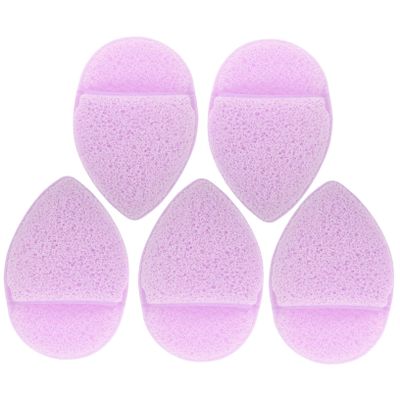 Healeved 5pcs Exfoliating Face Scrubber Gloves Reusable Makeup Removal Cleansing Pads for Daily Skin Care Deep Cleaning Facial Mitts for Men and Women