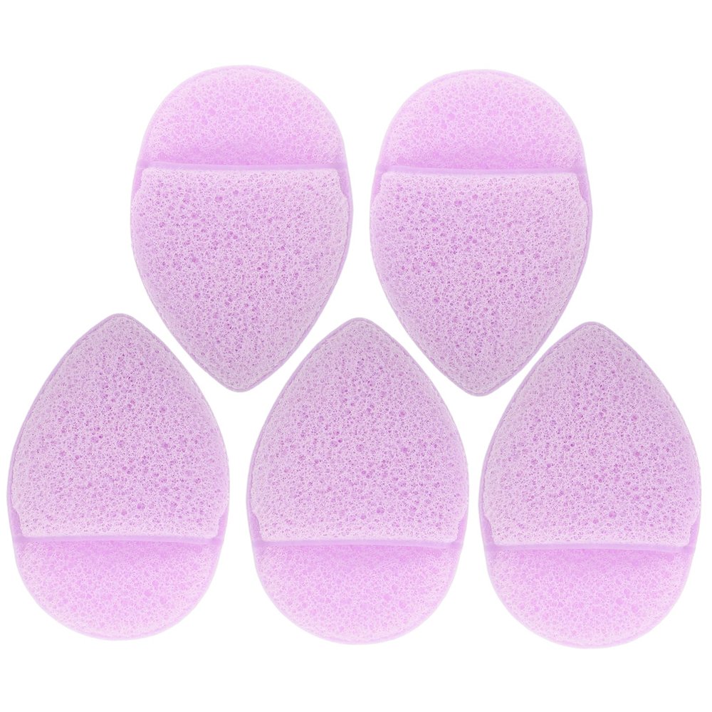 Healeved 5pcs Exfoliating Face Scrubber Gloves Reusable Makeup Removal Cleansing Pads for Daily Skin Care Deep Cleaning Facial Mitts for Men and Women