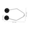 2pcs Black Bead Dimples Trainer for Cheeks Easy to Use Portable Facial Muscle Exerciser for Creating Natural Dimples for Men and Women Great view 2