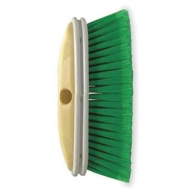 Scrub Brush, Brush Head, 10 in Head L, 2 1/2 in Bristle L Works with 5A171