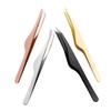4Pcs Eyelash and Eyebrow Tweezers Precision Eyelash Applicator and Brow Tweezers for Women Matte Finish Multi Durable Lash Tools view 1