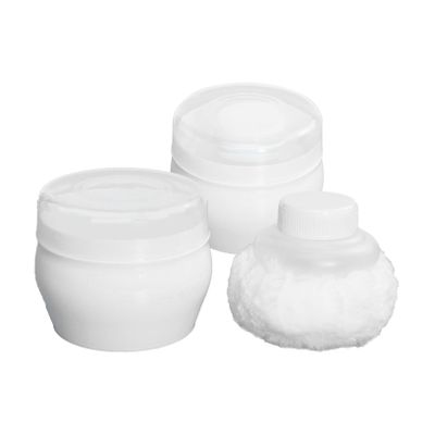 2Sets Talcum Powder Puff Portable Gentle Body Powder Application for Newborns Easy One Hand Use Adorable Design for Home Travel