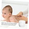 2Sets Talcum Powder Puff Portable Gentle Body Powder Application for Newborns Easy One Hand Use Adorable Design for Home Travel view 3