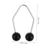 2pcs Portable Dimple Trainer Kit for Cheeks Black Bead Dimple Maker Easy to Use Facial Muscle Toning Tool for Men Women view 2