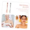 Beaupretty 2Pcs Zinc Alloy Eye Cream Massage Rolling Rods for Face Skin Care Durable Face Massaging Tool for Puffiness Relief Compatible with Creams Lotions view 2
