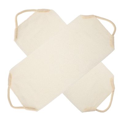 2pcs Stretchable Exfoliating Back Scrubber Towel Versatile Shower Bath Tool for Deep Cleaning Back Feet Legs Beige Body Scrub Towel for Family Use