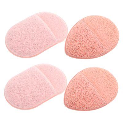 Beaupretty 2 Sets Reusable Face Scrubber Exfoliating Sponges for Deep Cleansing and Makeup Removal Soft Facial Cleansing Pads for Women for Daily Washing