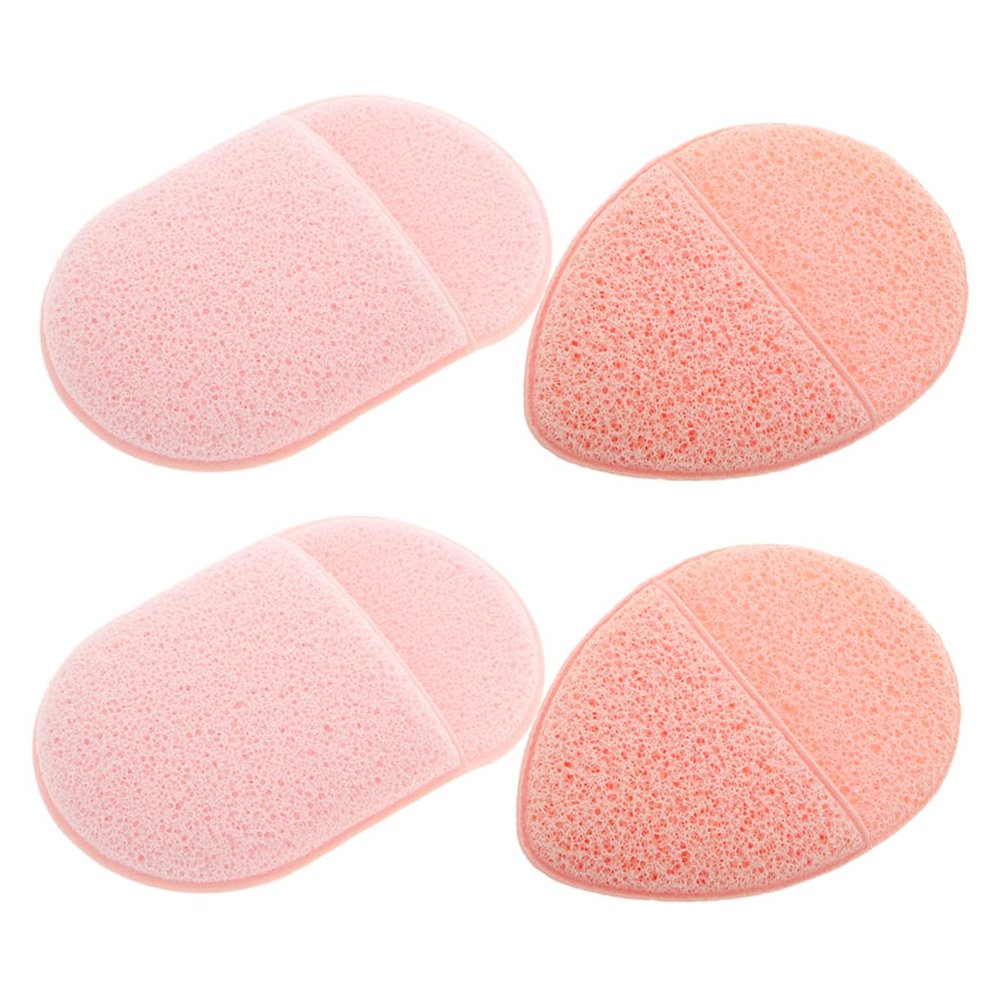 Beaupretty 2 Sets Reusable Face Scrubber Exfoliating Sponges for Deep Cleansing and Makeup Removal Soft Facial Cleansing Pads for Women for Daily Washing