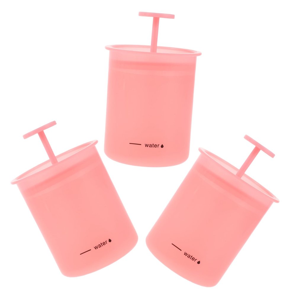 Beaupretty 3pcs Portable Manual Bubble Maker for Face Wash Foaming Bottle for Facial Cleanser Lightweight Maker Tool for Skincare and Cleansing Modern