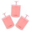 Beaupretty 3pcs Portable Manual Bubble Maker for Face Wash Foaming Bottle for Facial Cleanser Lightweight Maker Tool for Skincare and Cleansing Modern view 1