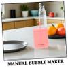 Beaupretty 3pcs Portable Manual Bubble Maker for Face Wash Foaming Bottle for Facial Cleanser Lightweight Maker Tool for Skincare and Cleansing Modern view 3