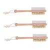 PartyKindom 3pcs Dual-Sided Foot Care Brush Pumice Stone and Bristles Exfoliating Foot Scrubber for Dead Skin Removal Suitable for Shower and Pedicures view 1