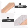 PartyKindom 3pcs Dual-Sided Foot Care Brush Pumice Stone and Bristles Exfoliating Foot Scrubber for Dead Skin Removal Suitable for Shower and Pedicures view 3