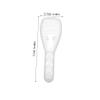 2pcs Transparent Razor Travel Case for Women Portable Manual Shaver Holder Sturdy Plastic Organizer with Special Slot Design for Hair Removal Tools view 2