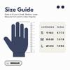 Organic Cotton Eczema Gloves/Mittens for Adults  Anti-Scratch Nighttime Sleeping Gloves with Secure Adjustable Strap  Reusable & Washable  Navy, 1 Pair (S/M/L) (Large) view 4