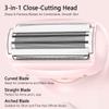 MichPong Woman Electric Razor Ladies Electric Shaver Rechargeable for Wet Dry Use Face Body Bikini view 2