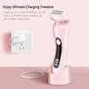MichPong Woman Electric Razor Ladies Electric Shaver Rechargeable for Wet Dry Use Face Body Bikini view 4