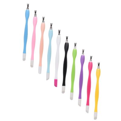 50Pcs Dual Sided Cuticle Nail Exfoliating Tools Durable Dead Skin Remover for Manicure and Pedicure Lightweight Design for Easy Use