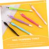 50Pcs Dual Sided Cuticle Nail Exfoliating Tools Durable Dead Skin Remover for Manicure and Pedicure Lightweight Design for Easy Use view 2