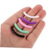 48Pcs Silicone Eyelash Curler Pads High Elasticity Replacement Refills for Lash Curlers Soft Gentle Material for Comfortable Makeup Application Includes Storage view 4