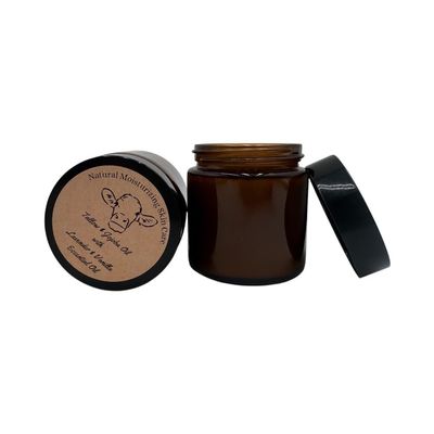 100% Grass Fed Beef Tallow for Skin Care - Face + Body Whipped - Moisturizer - Natural Lotion, 4oz (Lavender and Vanilla) Made in Ohio