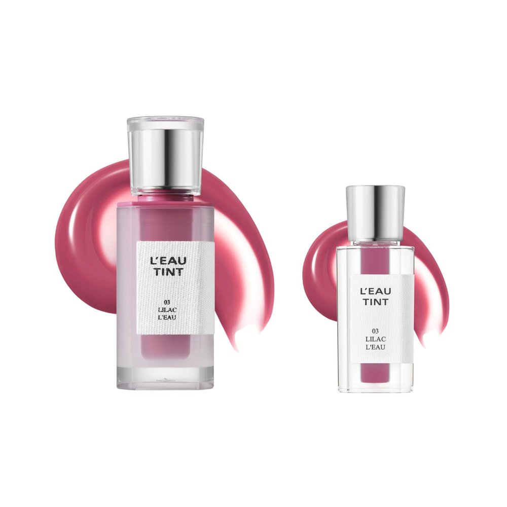 BBIA L'eau Tint (Full + Mini #03 Lilac) Bundle Set | Glossy & Vegan