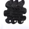 10A Brazilian Body Wave Bundles Human Hair Virgin Body Wave Weft Extensions Human Hair Natural Black for African-American Women Use (Natural Black Body Wave, 12 Inch) view 2