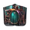 Aprons Professional Hair Cutting Cape with Adjustable Snap Closure, Cool Drum Set Barber Cape for Men Women Waterproof Hairdressing Salon Cape, Coloring Makeup Styling Home Use view 2