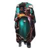 Aprons Professional Hair Cutting Cape with Adjustable Snap Closure, Cool Drum Set Barber Cape for Men Women Waterproof Hairdressing Salon Cape, Coloring Makeup Styling Home Use view 4