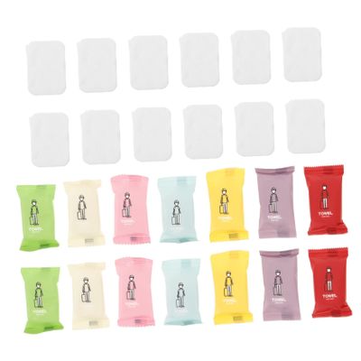 Beaupretty 70Pcs Portable Compressed Towels Soft Disposable Travel Washcloths for Camping Hiking and Outdoor Activities Multi Use Face Towels Tablets for Daily Cleansing