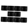 10pcs Portable Cream Jars with Flat Lids Refillable Cosmetic Containers for Travel and Outdoor Use for Facial Creams and Personal Care Products view 1