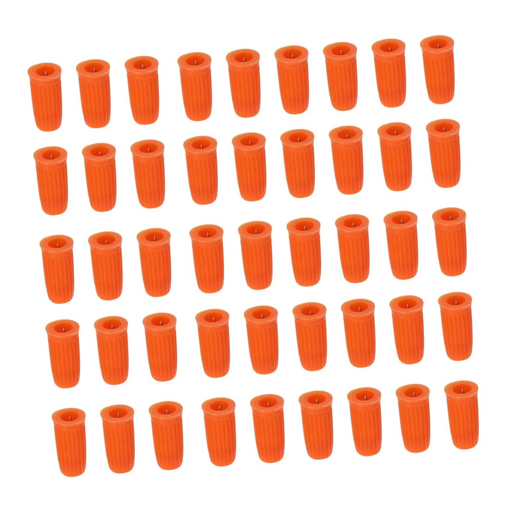 Glue Piercing Needles 100Pcs Plastic Replacement Heads for Eyelash Bottles