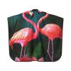 Aprons Professional Hair Cutting Cape with Adjustable Snap Closure, Flamingo Flowers Barber Cape for Men Women Waterproof Hairdressing Salon Cape, Coloring Makeup Styling Home Use view 2