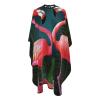Aprons Professional Hair Cutting Cape with Adjustable Snap Closure, Flamingo Flowers Barber Cape for Men Women Waterproof Hairdressing Salon Cape, Coloring Makeup Styling Home Use view 4