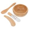 1Set Facial Mask Mixing Bowl Set DIY Cosmetic Tools for Women Includes Bowl Stirring Stick Brush Spoon for Skincare Treatment and Mask Preparation view 1