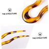 3Pcs U Shaped Hairpins for Women Durable Decorative Hair Forks DIY Hairsticks Lightweight Hair Clips for Daily Use Parties Festivals Unique Headdress Accessories view 4