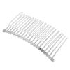 Teeth Silver Metal Hair Comb for Bridal Veil DIY Hair Accessories Elegant Wedding Hair Clip Durable Metal Wire for Craft Projects and Headdresses view 1