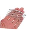 Teeth Silver Metal Hair Comb for Bridal Veil DIY Hair Accessories Elegant Wedding Hair Clip Durable Metal Wire for Craft Projects and Headdresses view 4