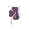 Creative Shamrock Eyebrow Trimmer Stainless Steel Facial Hair Removal Tool Sharp Precise Brow Shaver for Beginners Durable Unique Design Reusable Face Razor for Women view 2