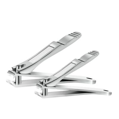CALLARON 2pcs Nail Clipper Kit for Men Cuticle Trimmer Nail Clippers Stainless Steel Manicure