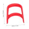 2Pcs Beard Styling Ruler Compact Goatee Outline Tool for Precision Shaping Durable Plastic Beard Template for Travel and Grooming view 2