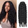 Mihugass Burmese Curly Clip in Hair Extensions #1B Natural Black Color Curly Clip ins For Women Brazilian Virgin Clip on Hair(20inch,#1B) view 1