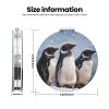 KKLWEGU Young Penguins with Snow Compact Pocket Mirror,1x/2x Cosmetic Mirror Portable Folding Handheld Mirrors Portable Travel Makeup Mirror for Women Girls view 3