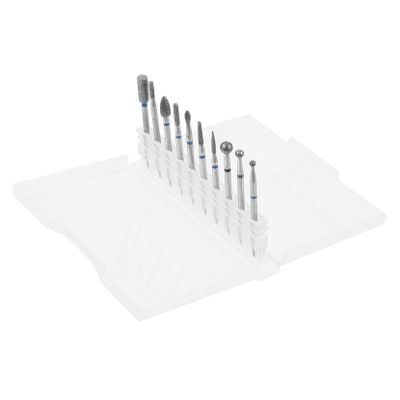 10Pcs Manicure Nail Drill Bit Professional Cuticle Drill Bits for Gel and Polish Removal Compatible with Electric Nail Drills for Home Salon Use