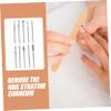10Pcs Manicure Nail Drill Bit Professional Cuticle Drill Bits for Gel and Polish Removal Compatible with Electric Nail Drills for Home Salon Use view 3