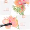 1Pair Artificial Flower Hair Clips for Women Bridal Hair Barrettes with Elegant Tassel Detail Lightweight Floral Accessories for Beach Weddings Vacations and Parties view 3