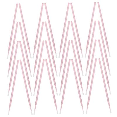 100pcs Precision Cotton Swabs Box for Eyelash Extensions and Makeup Touch Ups Gentle Skin Portable and Disposable Nano Applicators for Beauty Routines
