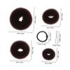 1 Set Invisible Hair Net for Women Hair Bun Covers with Clips Braid Maker Roller for Parties Weddings Everyday Styling Natural Look for Food Service Sleep view 2