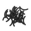 30Pcs Eyelash Curler Rubber Refills High Elasticity Replacement Strips for Curlers Durable Inserts with Storage Box Black Eyelash Cosmetic Accessory view 1