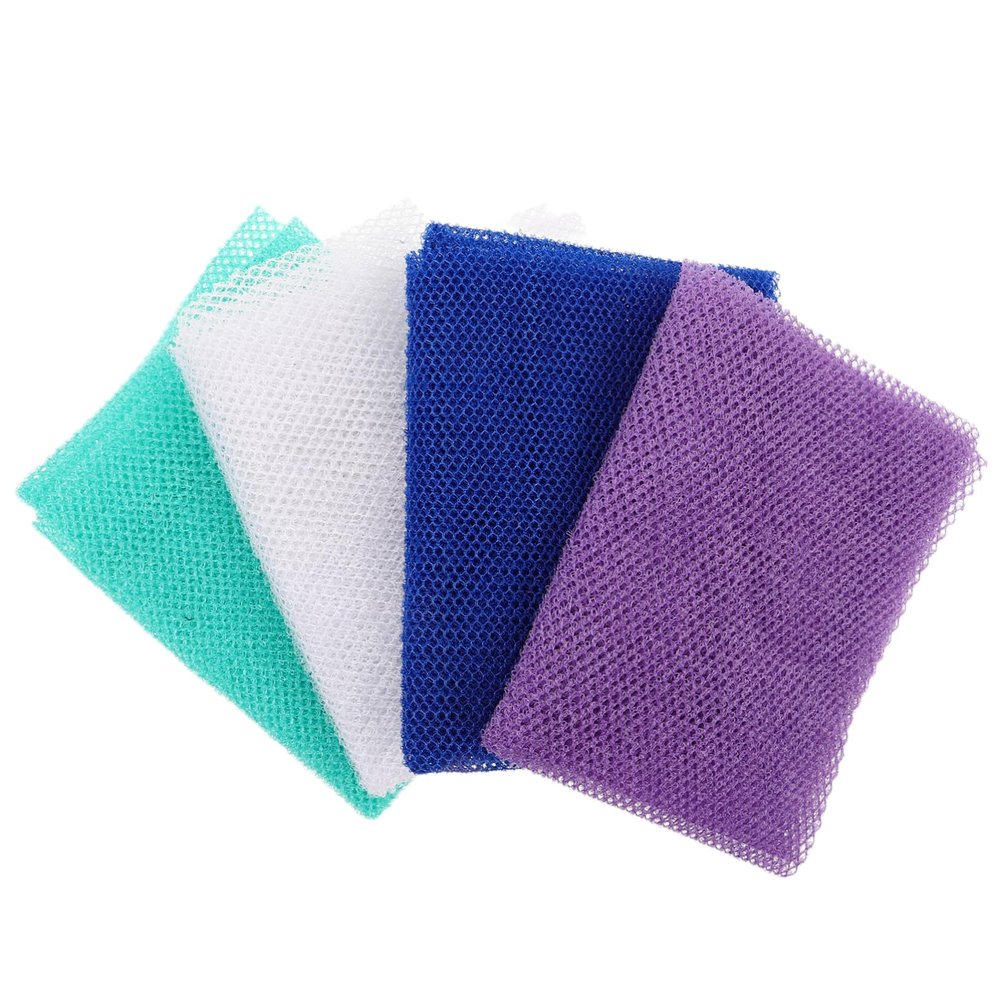 4pcs Korean Exfoliating Bath Towel Long Strip Shower Scrubber for Men Women Dead Skin Remover for Sauna Body Care Durable Rubbing Back Towel